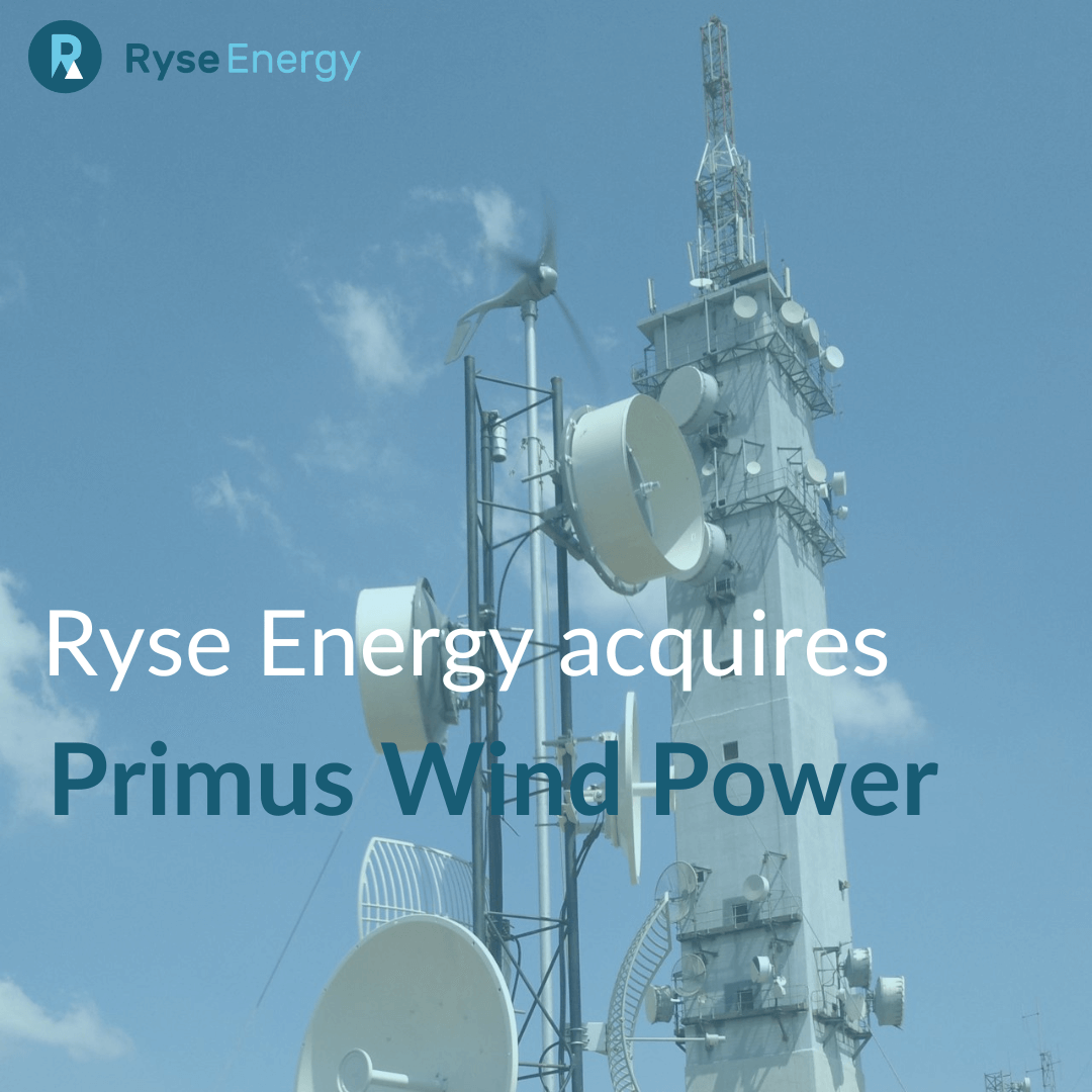 Ryse Energy has Acquired Primus Wind Power